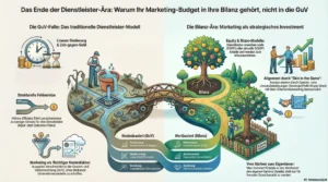 Das Ende der Dienstleister-Ära: Warum Ihr Marketing-Budget in Ihre Bilanz gehört, nicht in die GuV